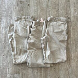 Womens Set of 3 Cintas Susan Fit Khaki Work Pants - 10T